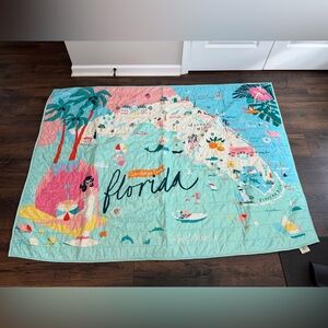 Spartina 449 Florida Cotton Quilted Throw